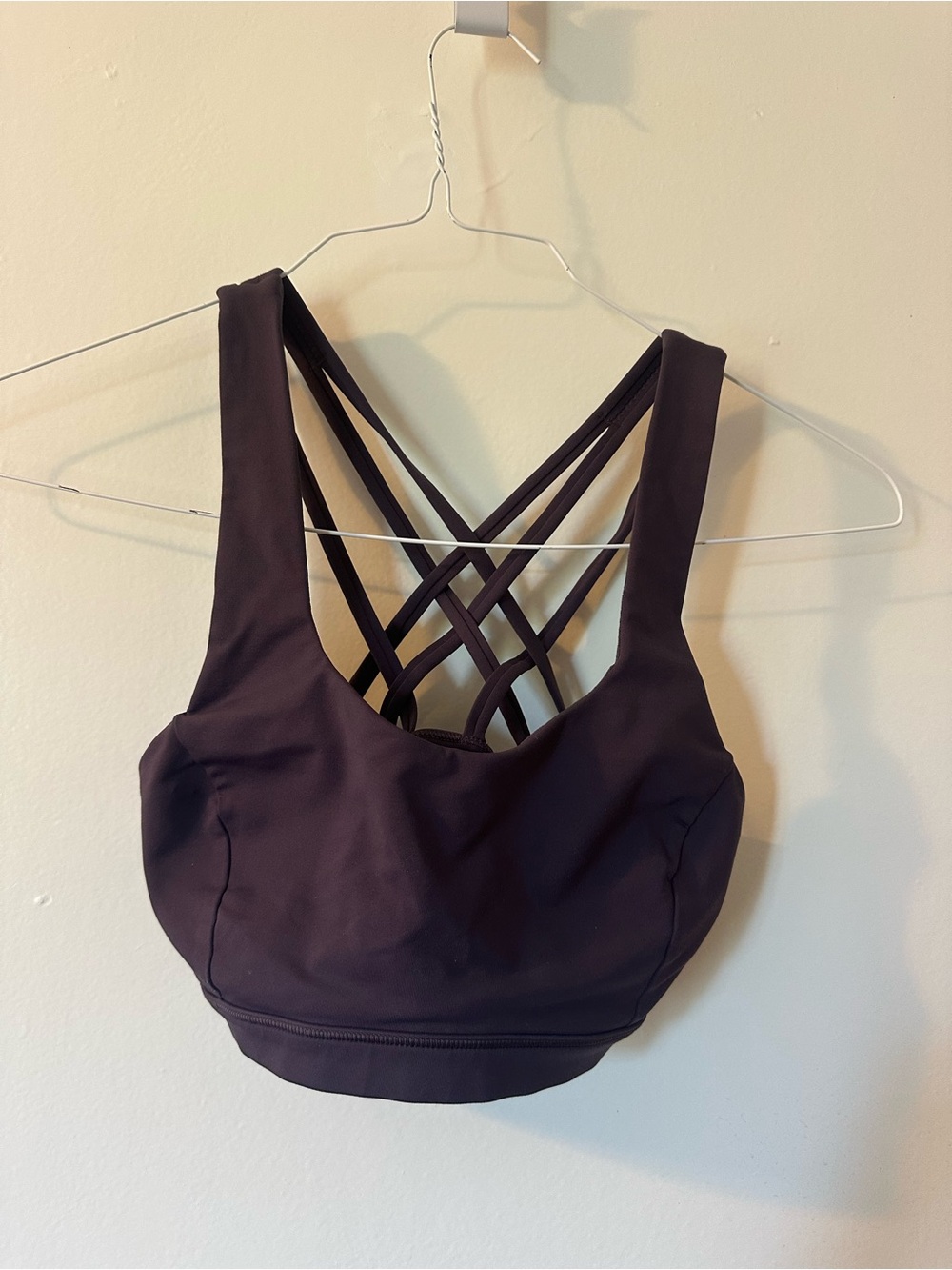 Lululemon Women’s Sports Bra - Dark Plum size 4